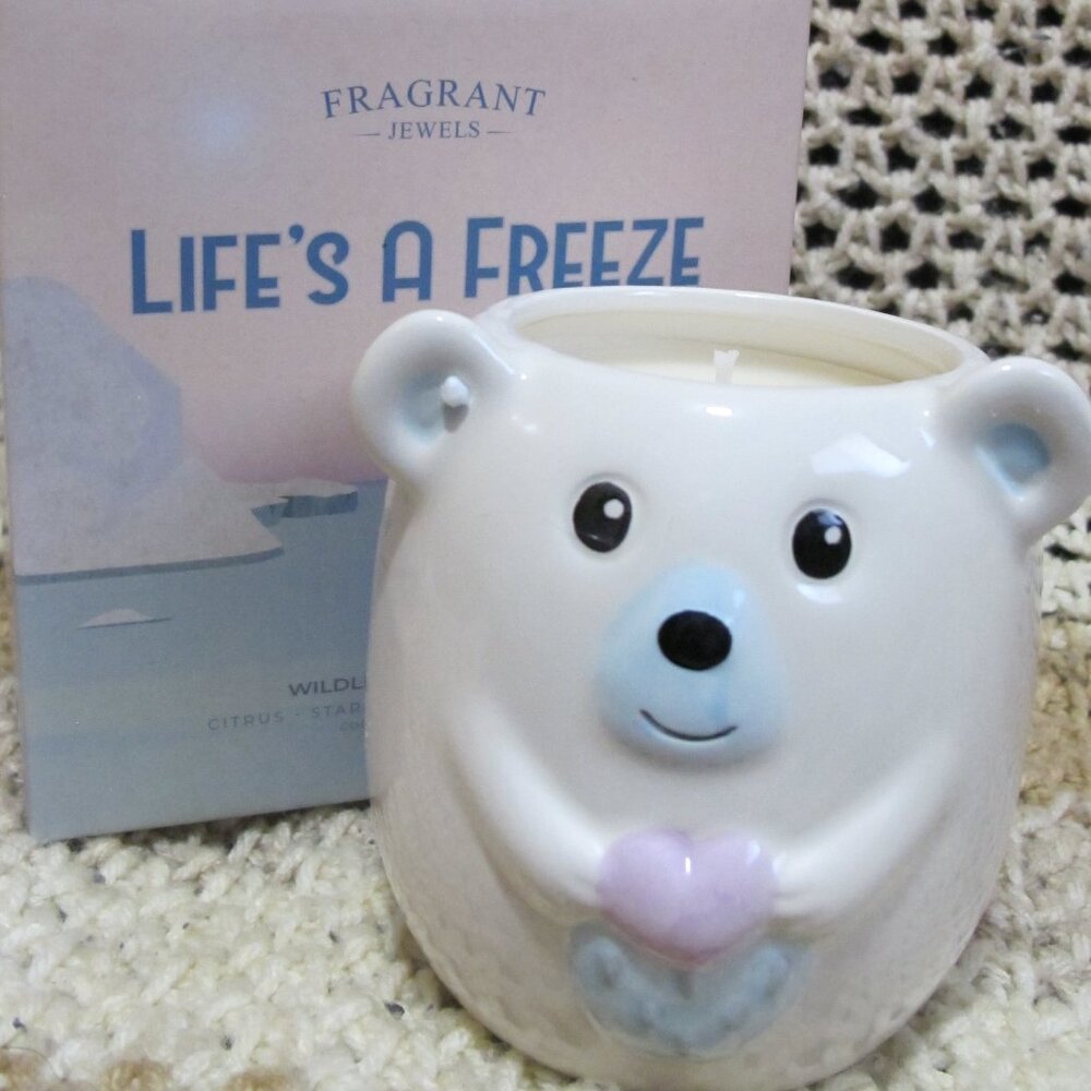 NIB - Mystery Ring Candle - Fragrant Jewels Life's A Freeze - Size 7